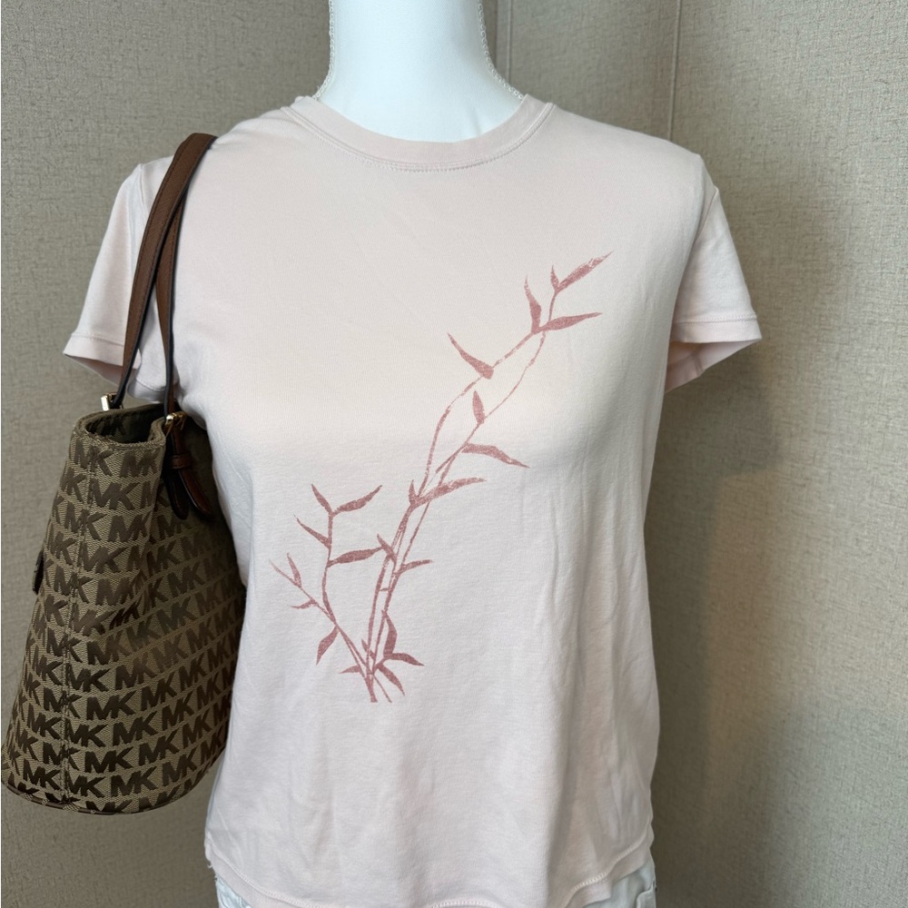 Banana Republic Light Pink Bamboo Tee